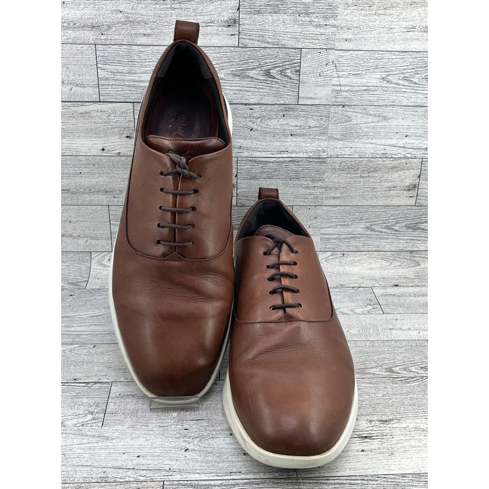 Wolf & Shepherd Crossover Oxford‎ Mens 11.5 M Brown Leather Hybrid Shoes 10553